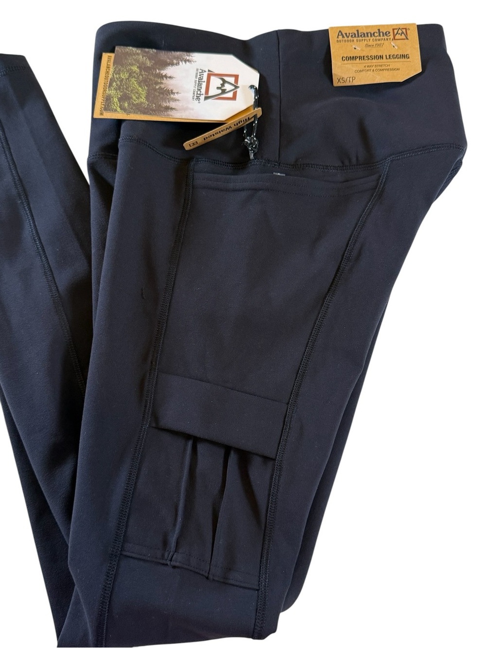 Avalanche Compression Cargo Pocket Leggings Size XS